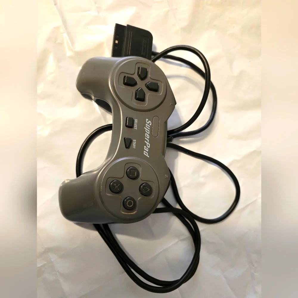 PlaystationnGray Wired Game Controller super pad